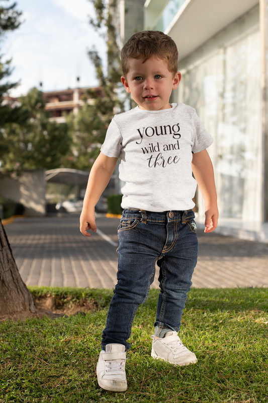 T'shirt | Young wild and three